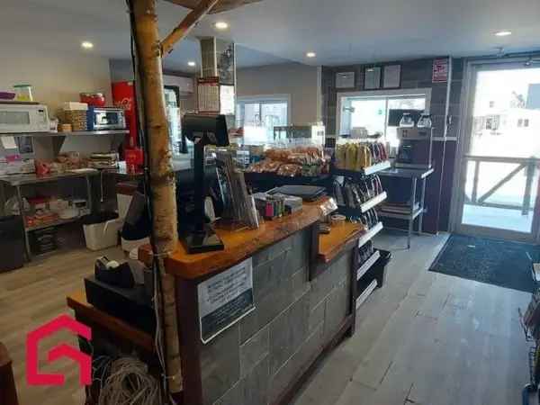 Commercial Building for Sale Laurentides Gas Station Restaurant Apartment