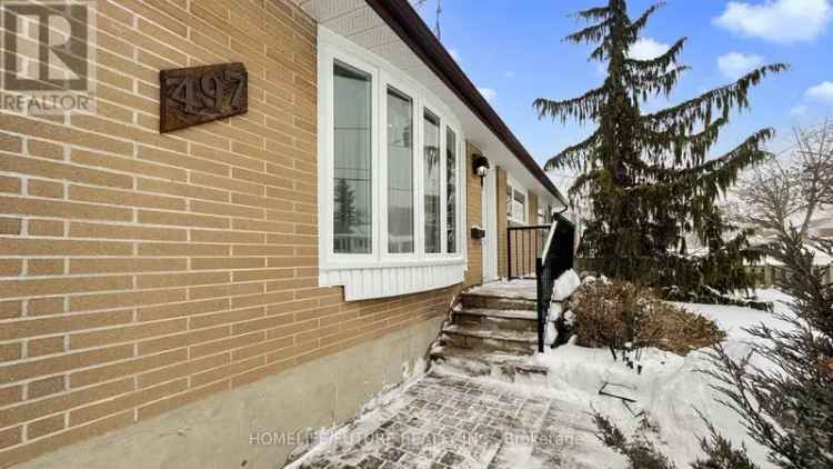 Bungalow For Sale in McLaughlin Whitby Close to Oshawa