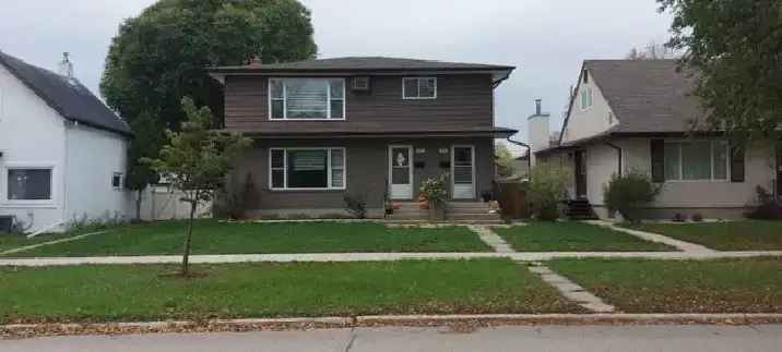 Rent Main Floor Duplex in St Boniface with Garage and Yard