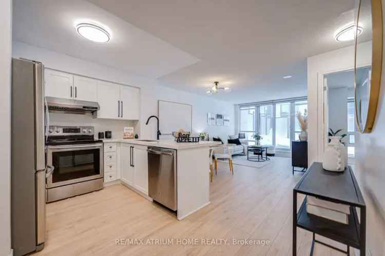 Downtown Markham Condo: Updated Terrace, Granite Counters, SS Appliances