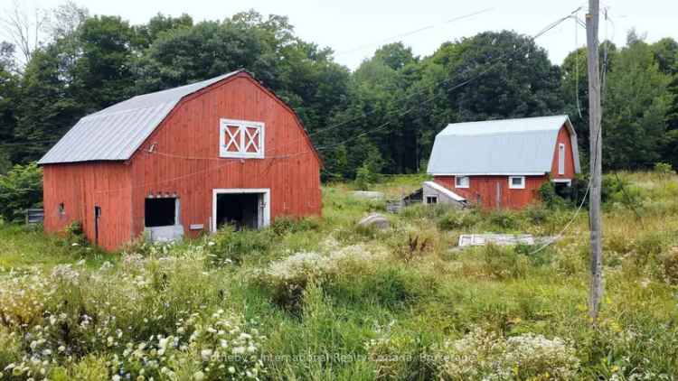 Farm for Sale in Severn Bridge Ontario with Acreage and Equestrian Features