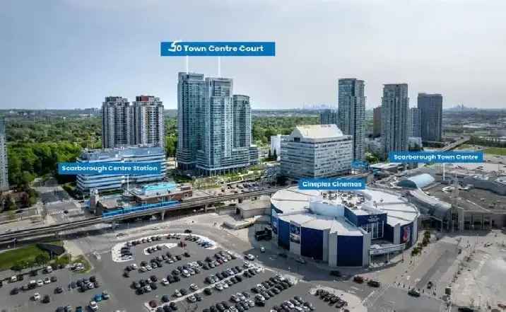 Short Term Semi Furnished 1 Bedroom Den Condo Scarborough