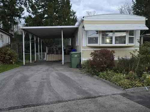 2 Bedroom Home in Surrey BC with RV Parking and Resort Amenities