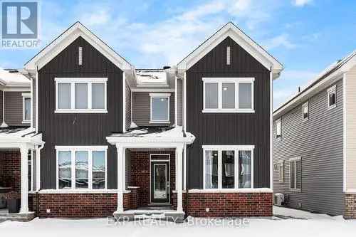 Buy Townhome in New Barrhaven with 2 Car Garage and Modern Features