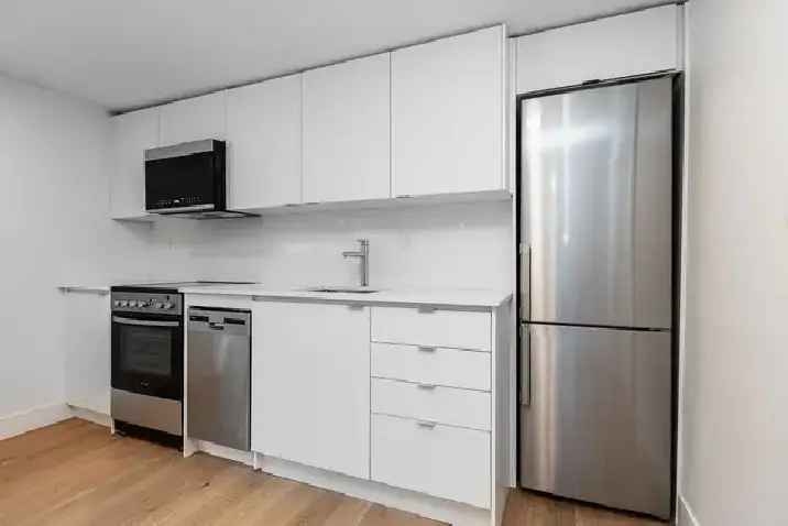 Rent Renovated Bachelor Apartment in Parkdale Toronto with Modern Features