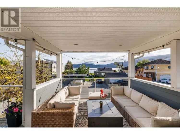 Luxury Kelowna Semi-Lakefront Home with Two Legal Suites