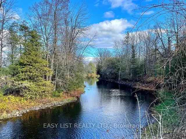 1.93 Acre Waterfront Lot Oxford Mills Village Kemptville Creek Access