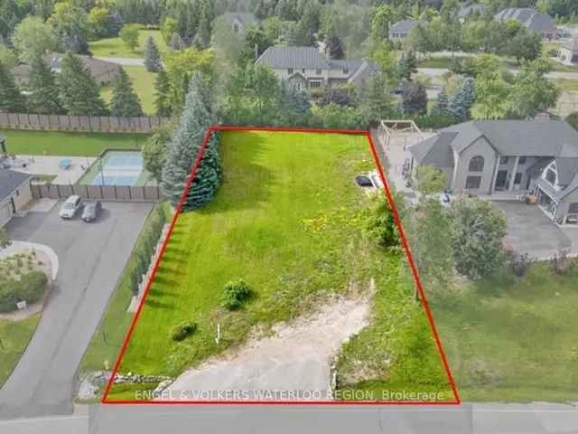 Hespeler Building Lot - Half Acre, 4000-5133 Sq Ft Home Approved