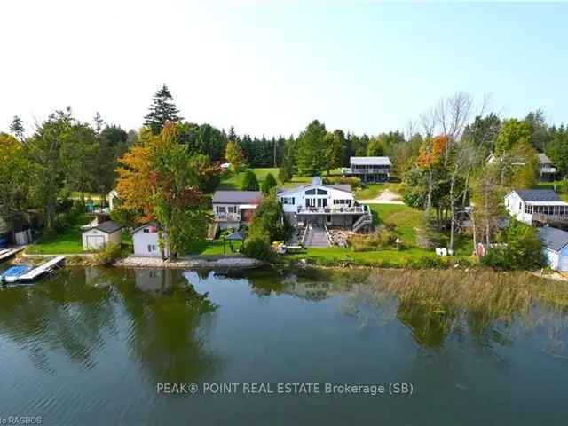 Chesley Lakefront Home 4 Bed 1 Bath 2400 sq ft Double Lot