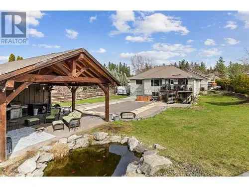 Luxury 4-Bedroom Walkout Rancher in Southeast Kelowna