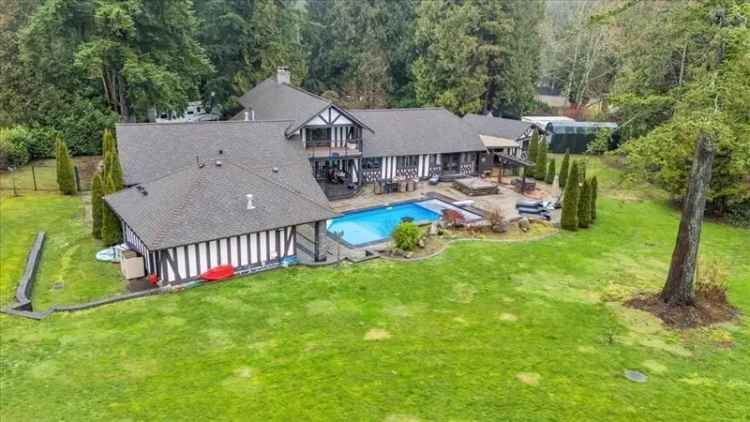 1.5+ Acre Subdividable Lot with 5000+ Sq Ft Renovated House in Langley