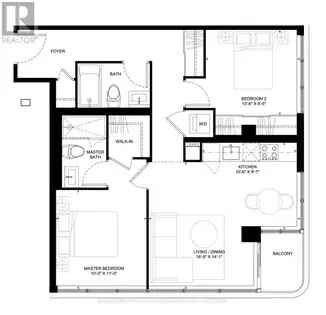 2 rooms apartment of 60 m² in Toronto