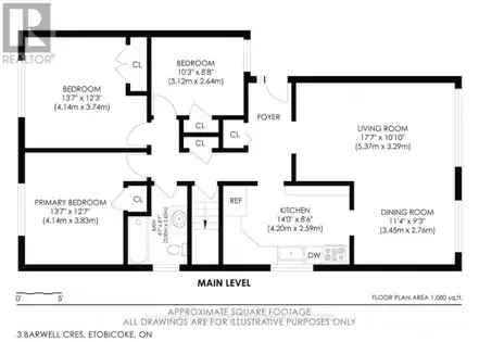 3 rooms apartment of 485 m² in Toronto