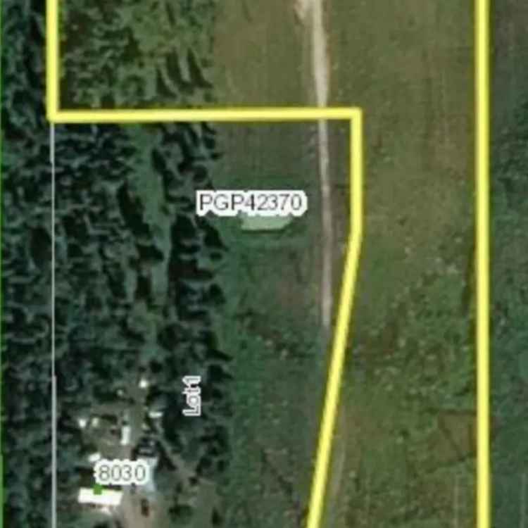 7.61 Acre Lot for Sale Near Prince George