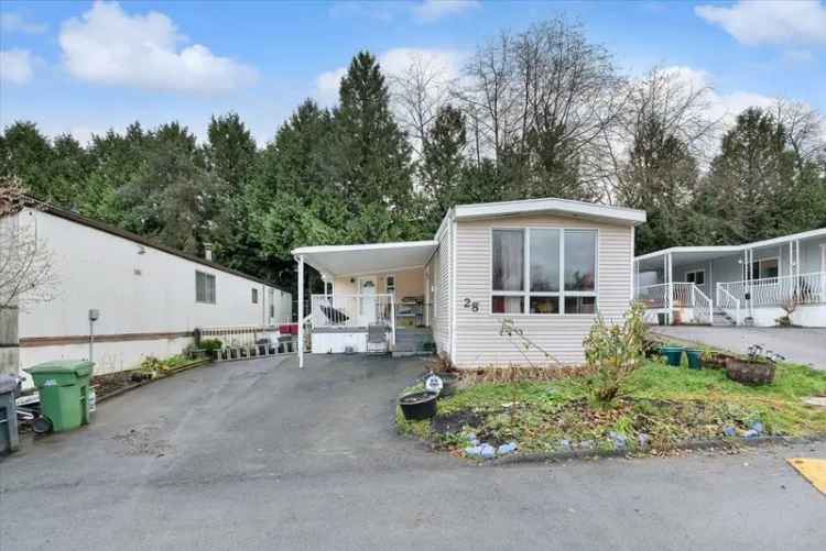 28 8220 KING GEORGE Boulevard in Surrey: West Newton Manufactured Home for sale : MLS®# R2952146