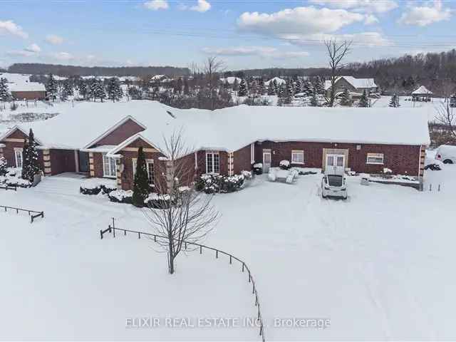 3.22 Acre Bungalow with Party Hall and Multi-Generational Living Potential