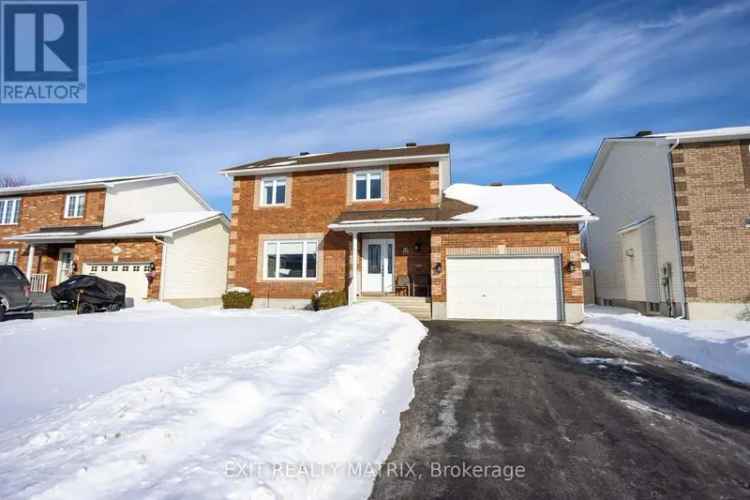 3 Bedroom Family Home in Embrun with Finished Basement and Deck