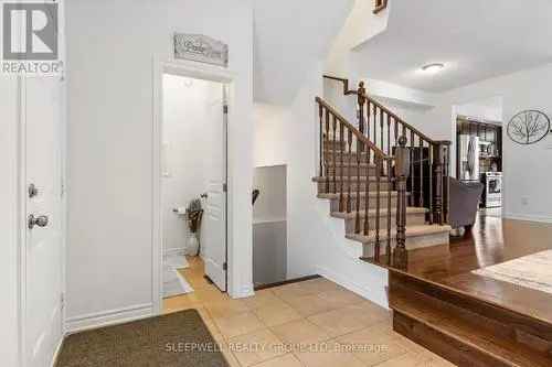 For Sale Stylish End Unit Townhome in Bridlewood Ottawa