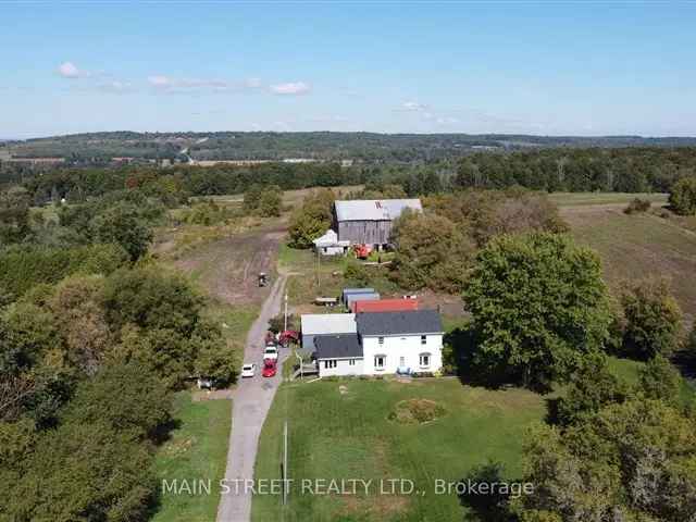 45-Acre Farm with 4-Bedroom Home and Large Barn