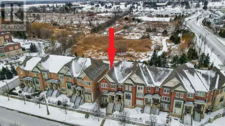 Stunning Stouffville Townhouse Pond Park Ravine Views 4 Car Parking