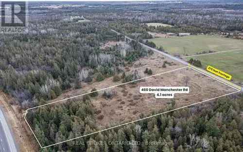 Buy Vacant Land in Corkery Ottawa with 4 Acres of Privacy and Nature