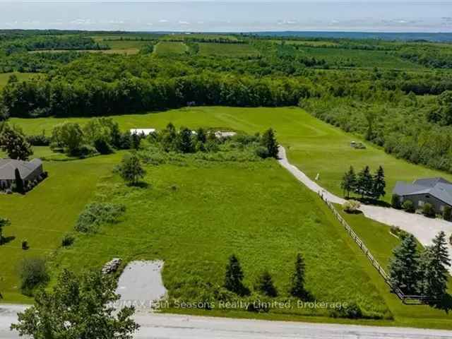 1.69 Acre Building Lot Breathtaking Valley Bay Views Meaford