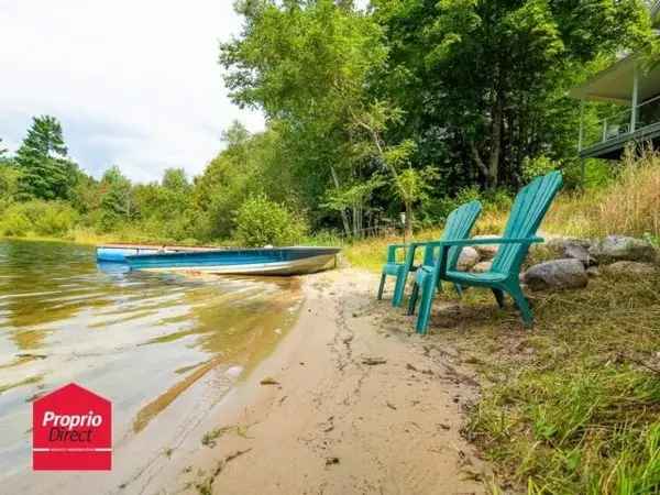 Waterfront Property Grand Lac-du-Cerf Private Beach