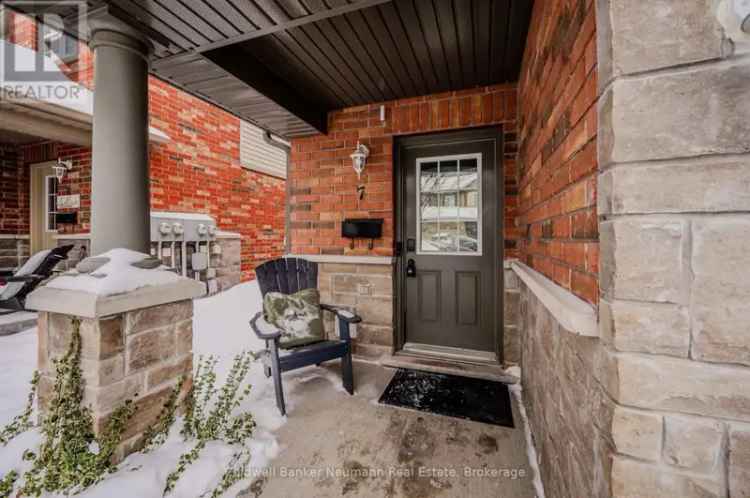 Buy End Unit Townhome in Cambridge with Walkout Basement and No Rear Neighbours