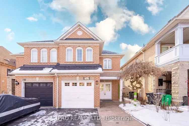 Mississauga Meadowvale Semi-Detached House 3 Bed 2 Bath