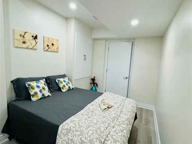 Brand New 3-Bedroom Furnished Basement Apartment