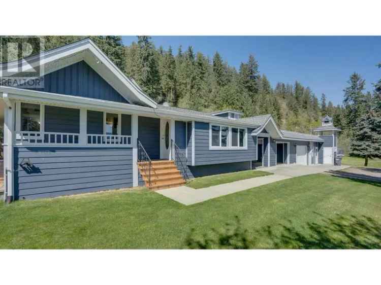 1.55 Acre Rancher with 5 Beds 2 Baths Shop & Suite Near Armstrong