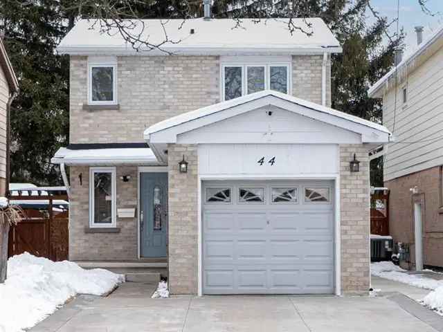 Immaculate 3-Bedroom 2-Storey Home with Finished Basement and Backyard Oasis