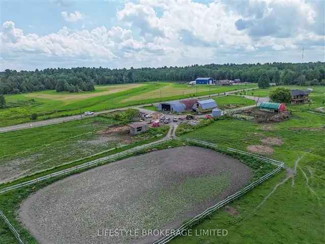 164-Acre Bungalow with 4+ Bedrooms and Outbuildings Near Sturgeon Falls