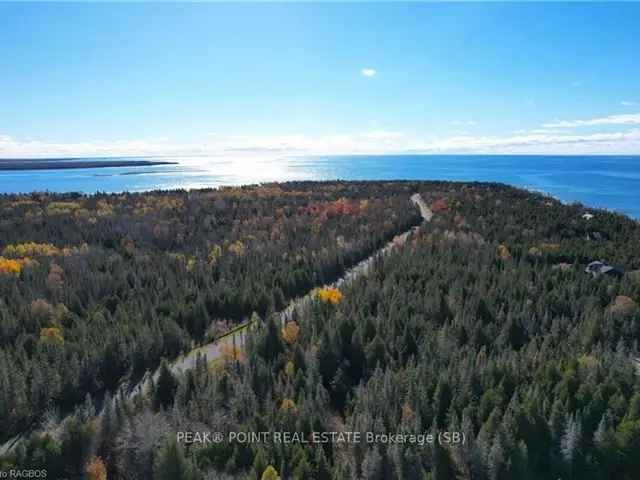 Lake Huron Waterfront Lot: Build Your Dream Home or Cottage