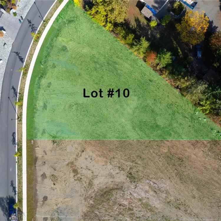 Half Acre Ocean View Lot for Sale in Lantzville