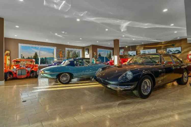 There's a Car Elevator and Showroom Inside this $4M Maple Ridge Home