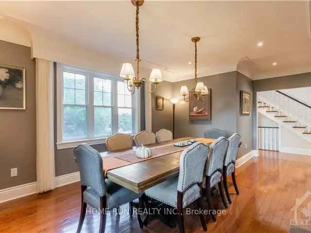 Rockcliffe Park Neo-Traditional Home 5 Beds 45 Baths Gourmet Kitchen