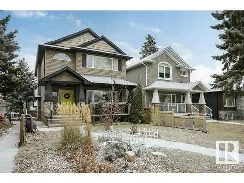 House For Sale in Forest Heights Edmonton River Valley Legal Suite