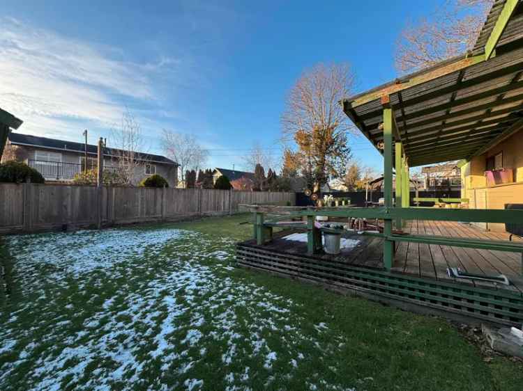 Ladner Elementary House for sale Development Opportunity