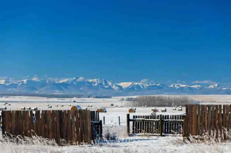 87 Acres in Springbank Near Calgary - Development Opportunity