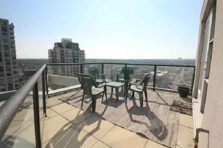 Beltline Rooftop Condo 2 Bed 2 Bath Walk to DT Gym Parking Security