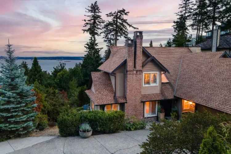 Scenic Home In West Vancouver's Caulfeild Village Hits Market For $3.8M