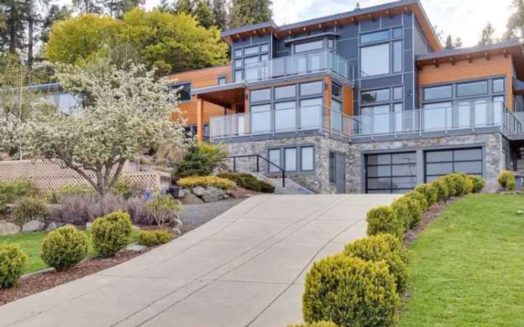 Buy Estate in Cordova Bay with Ocean Views and Modern Features