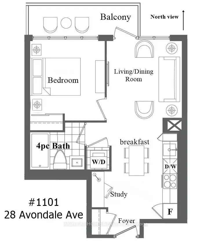 Spacious 1 Bedroom Condo near Yonge Sheppard Subway North York