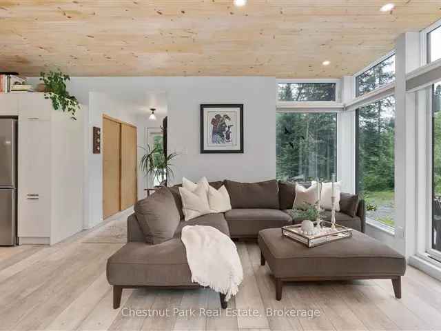 Modern Muskoka Waterfront Home with River Access