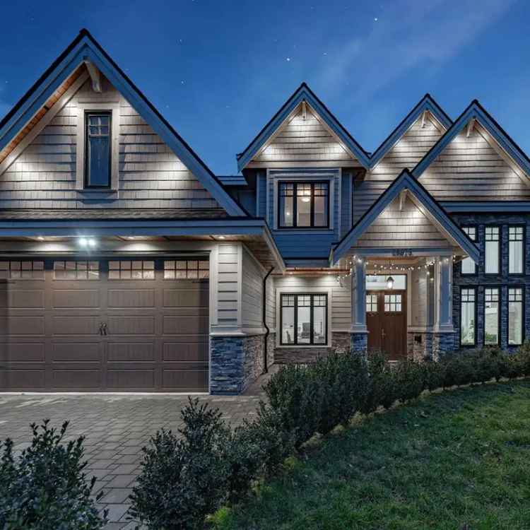 Luxury house for sale in Steveston with 5 bedrooms and modern features