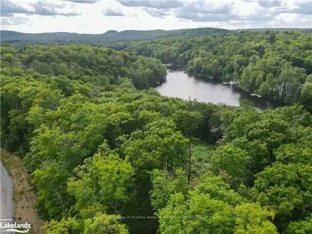 2.5 Acre Waterfront Lot in Kearney Ontario with River Access