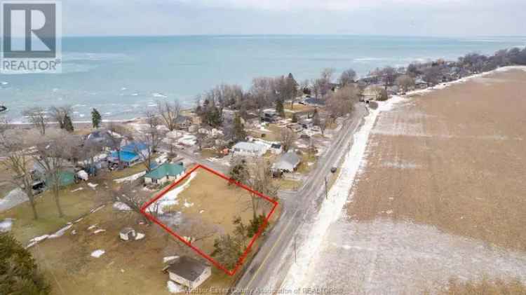 Lake Erie Lot Build Your Dream Home