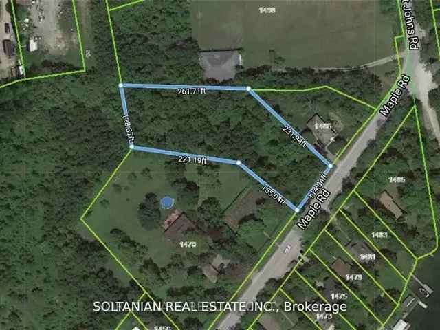 Water View Lot: 1.3 Acres for Custom Home Builders