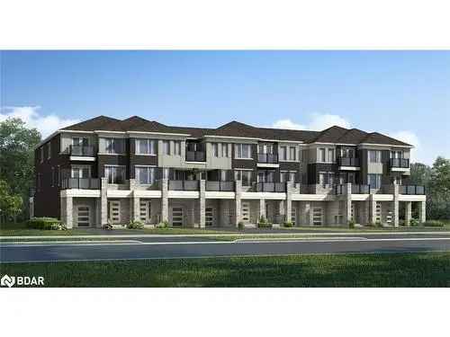 Brand New 3-Bedroom Townhome in Barrie South End